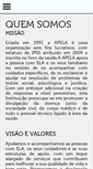 Mobile Screenshot of apela.bolsadovoluntariado.pt