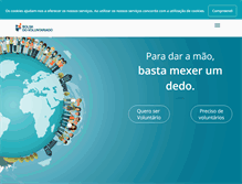 Tablet Screenshot of bolsadovoluntariado.pt